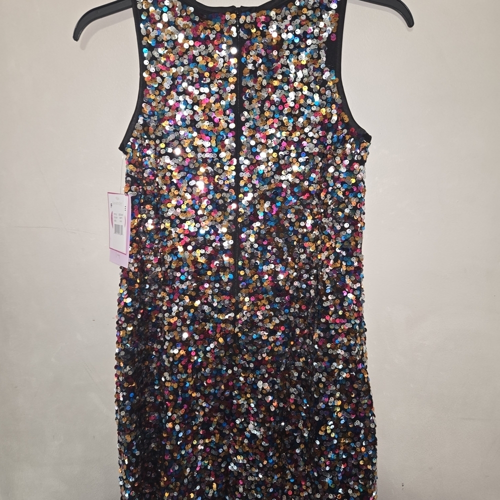 Us Angels Multicolor Sequin Kids Dress - Picture 8 of 9